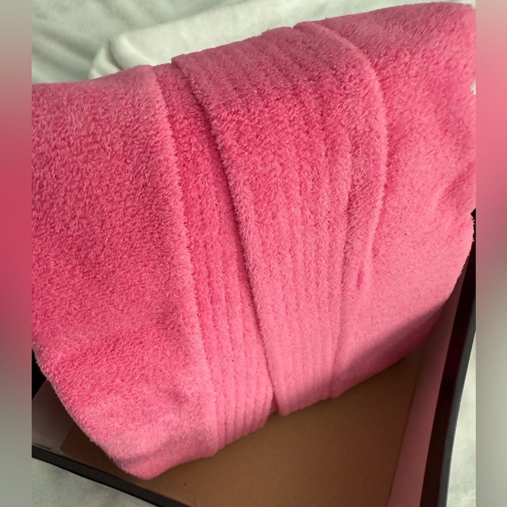 NWT Blue Star Pink Cozy Plush Bathrobe - Picture 3 of 8